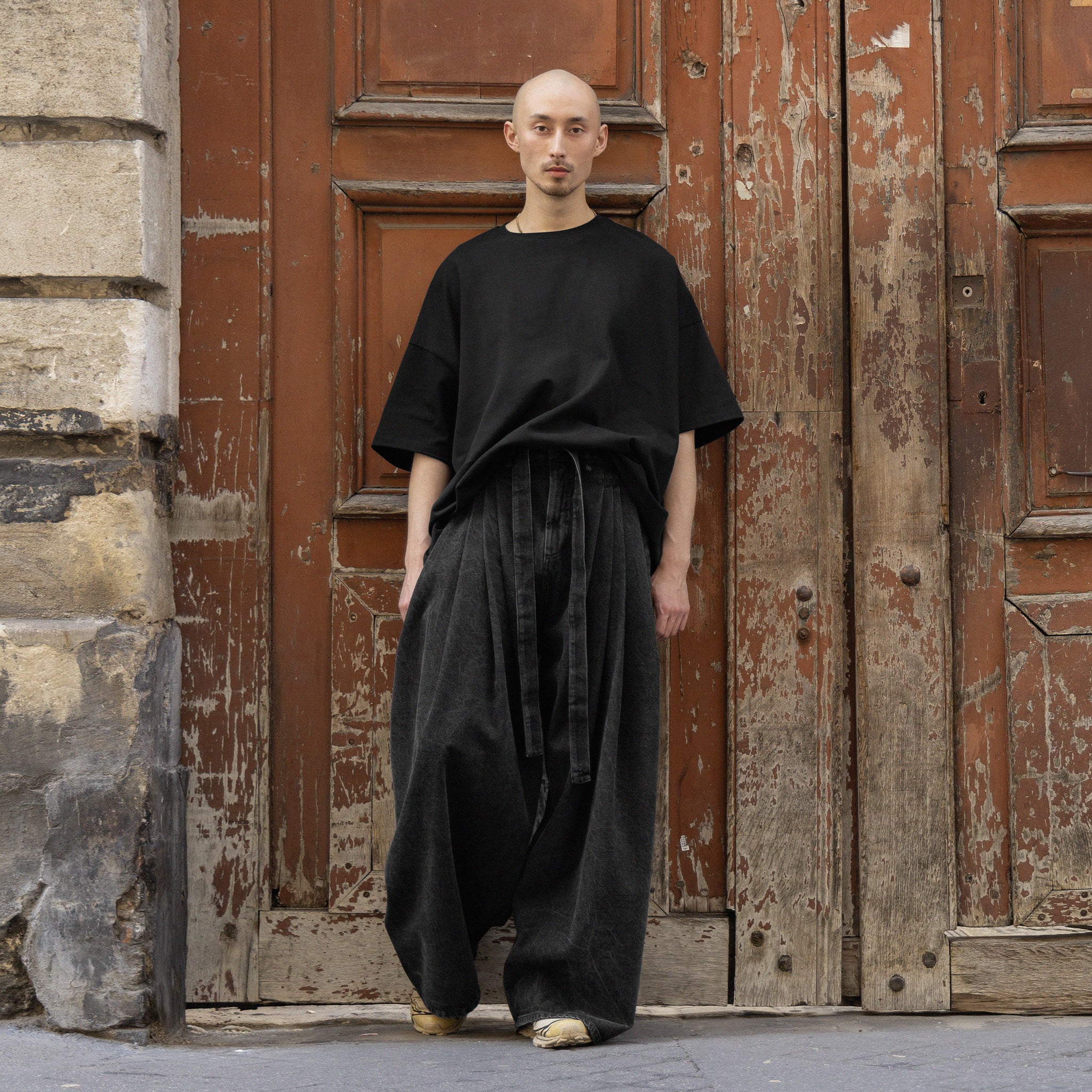 Trousers - Black Denim