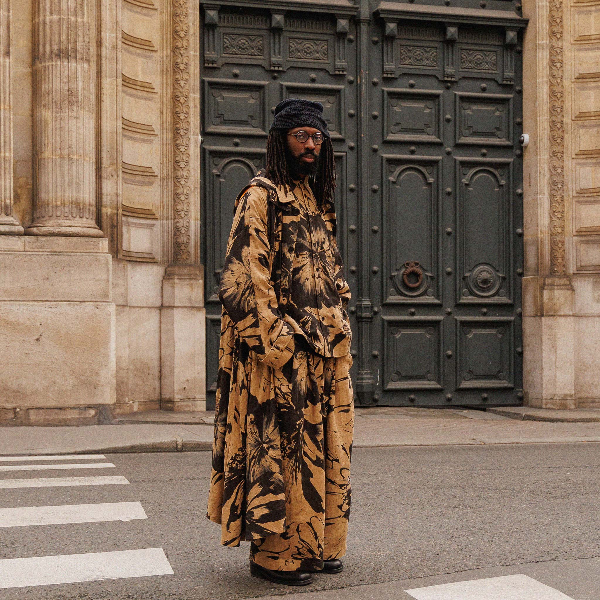 Coat - Parachute Flowers