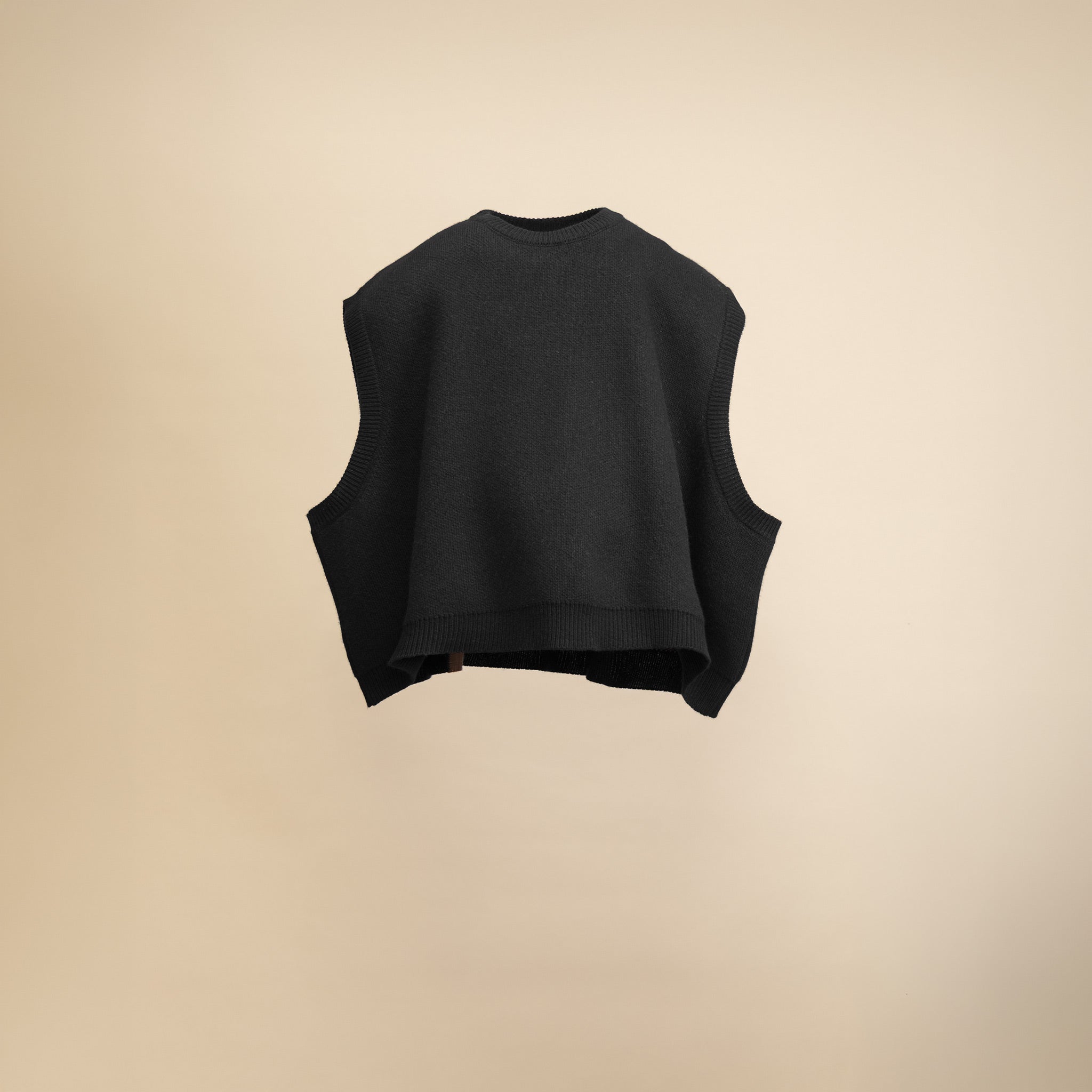 Knit Vest - Black