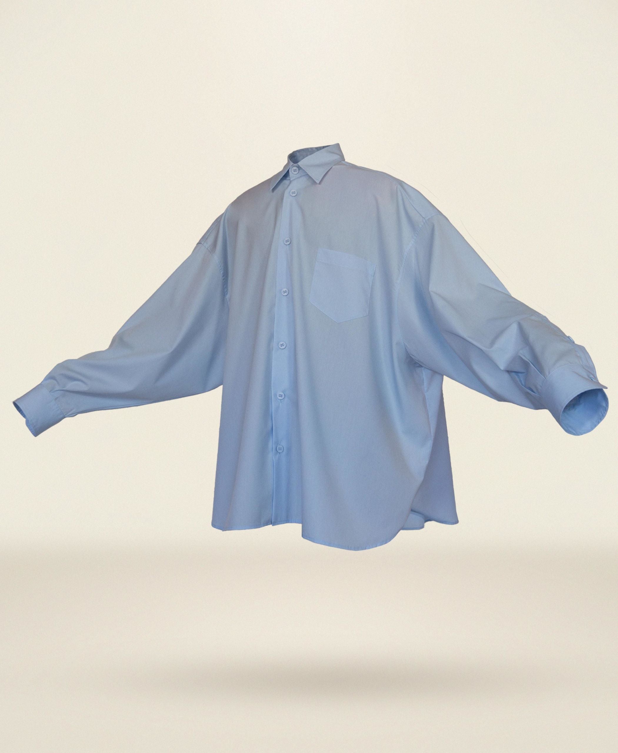 Shirt - Blue Poplin