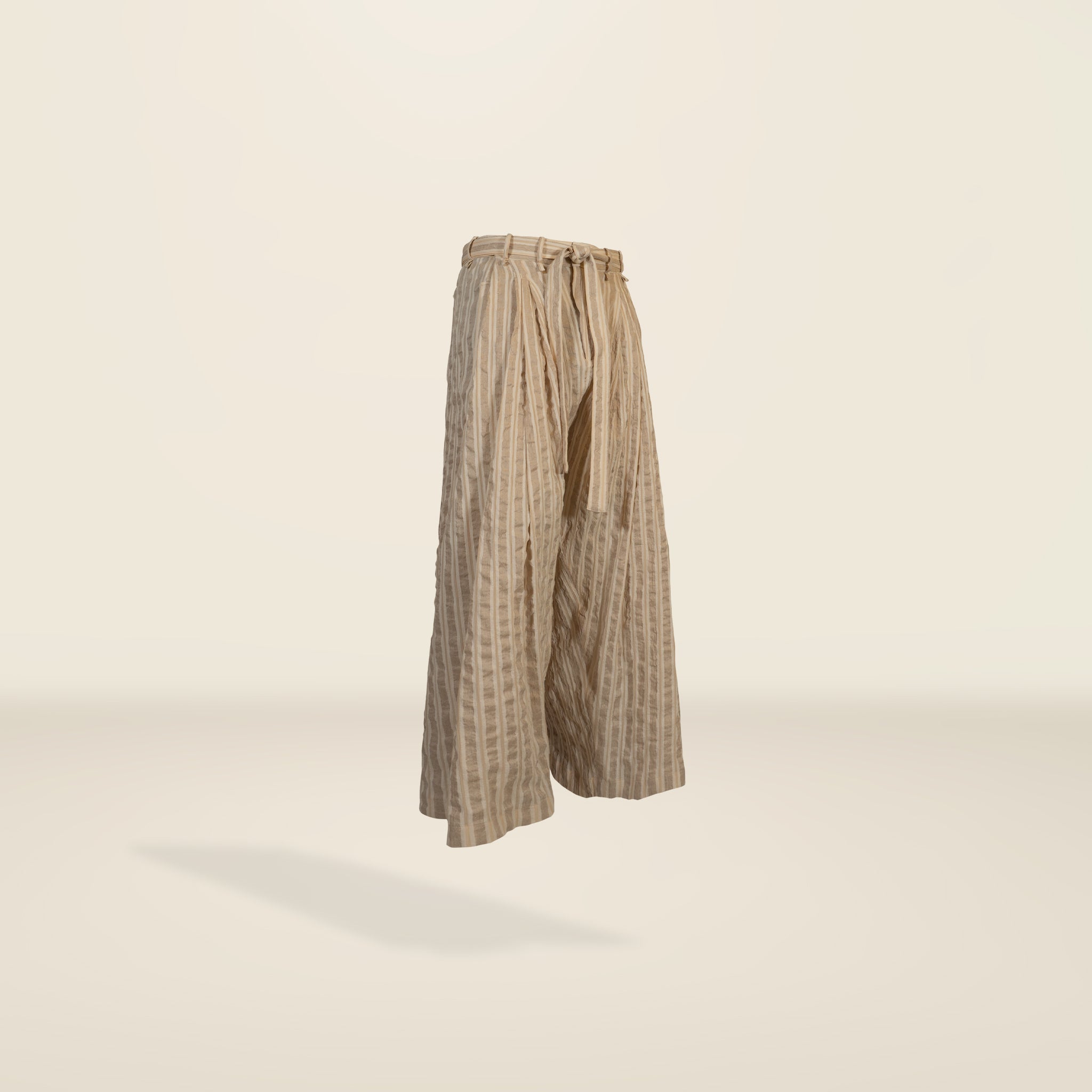 Trousers - Textured Ecru