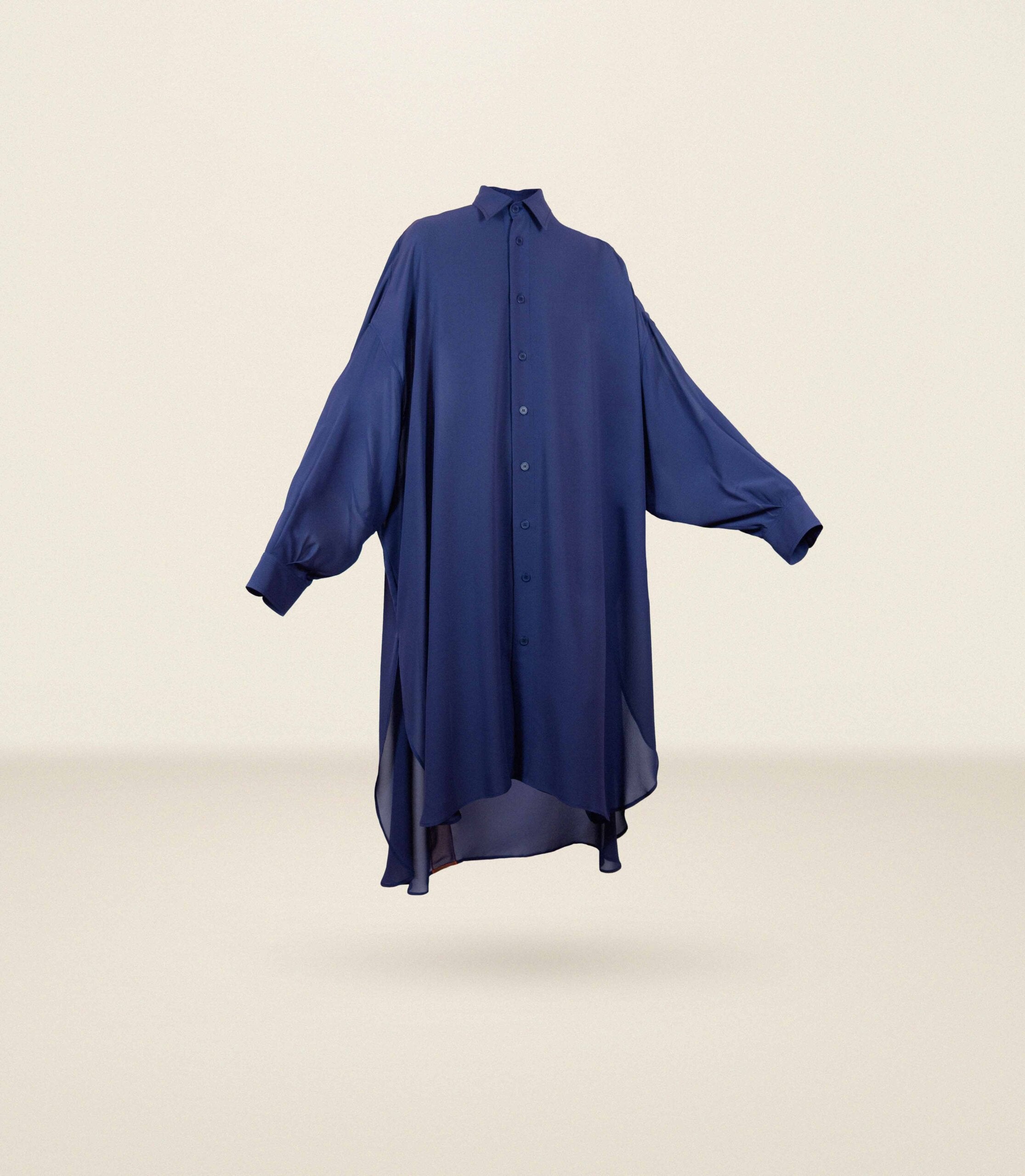 Dress - Silk Indigo