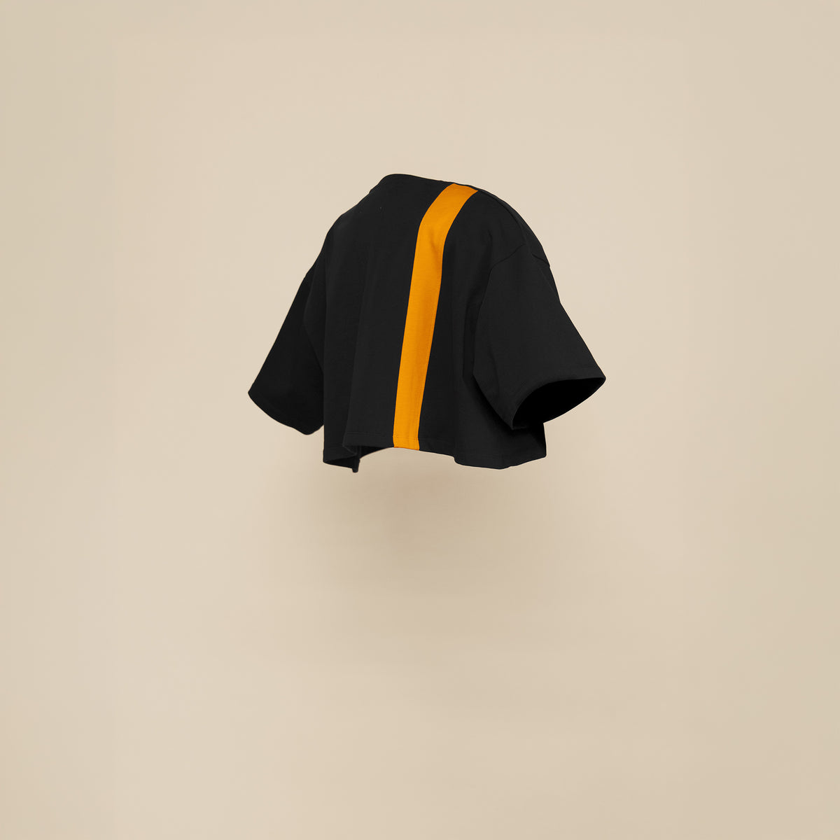 Cropped T-Shirt - Black