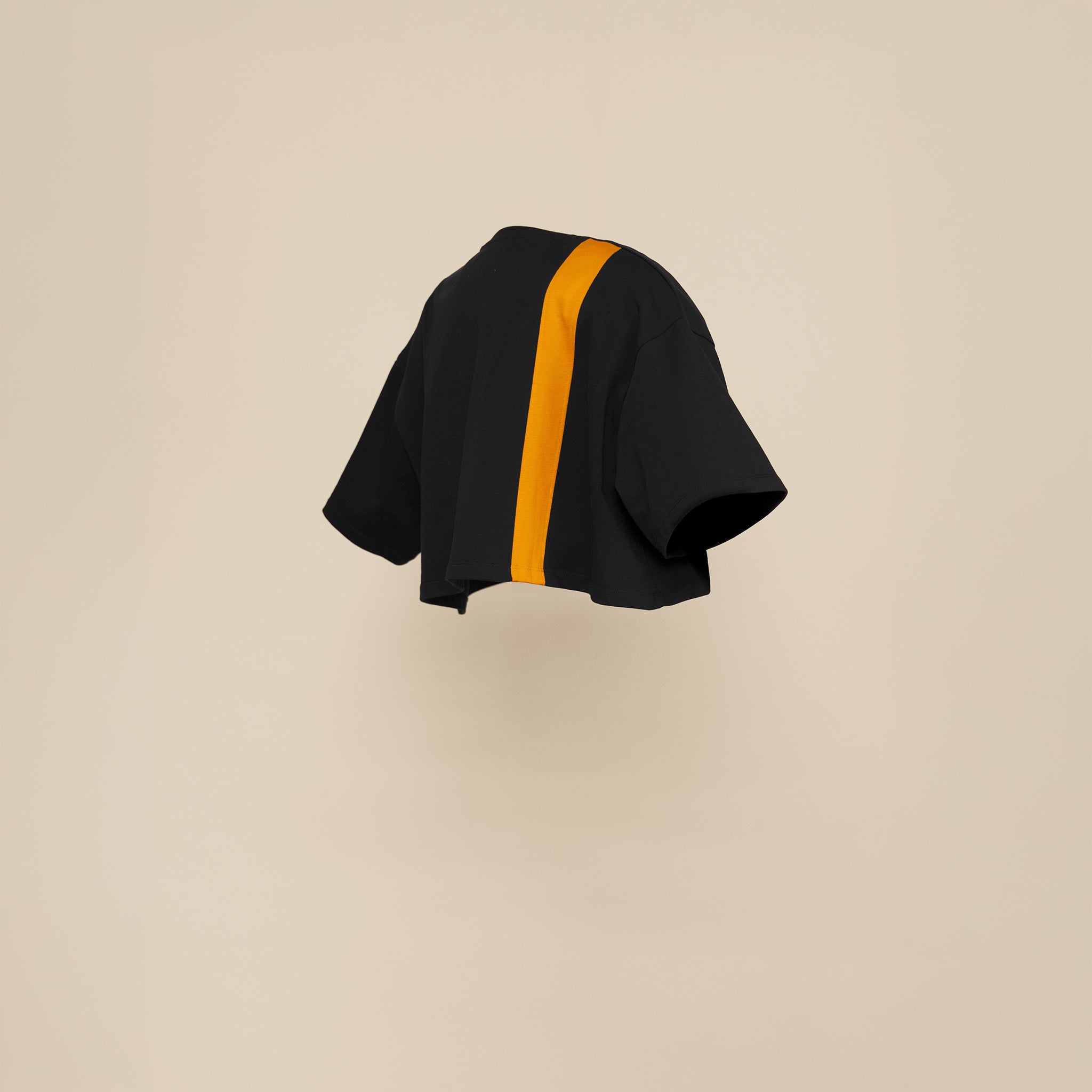 Cropped T-Shirt - Black