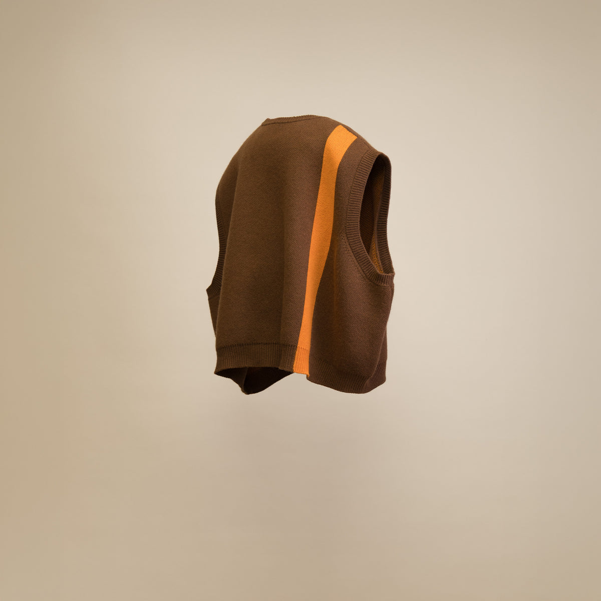 Knit Vest - Chocolate