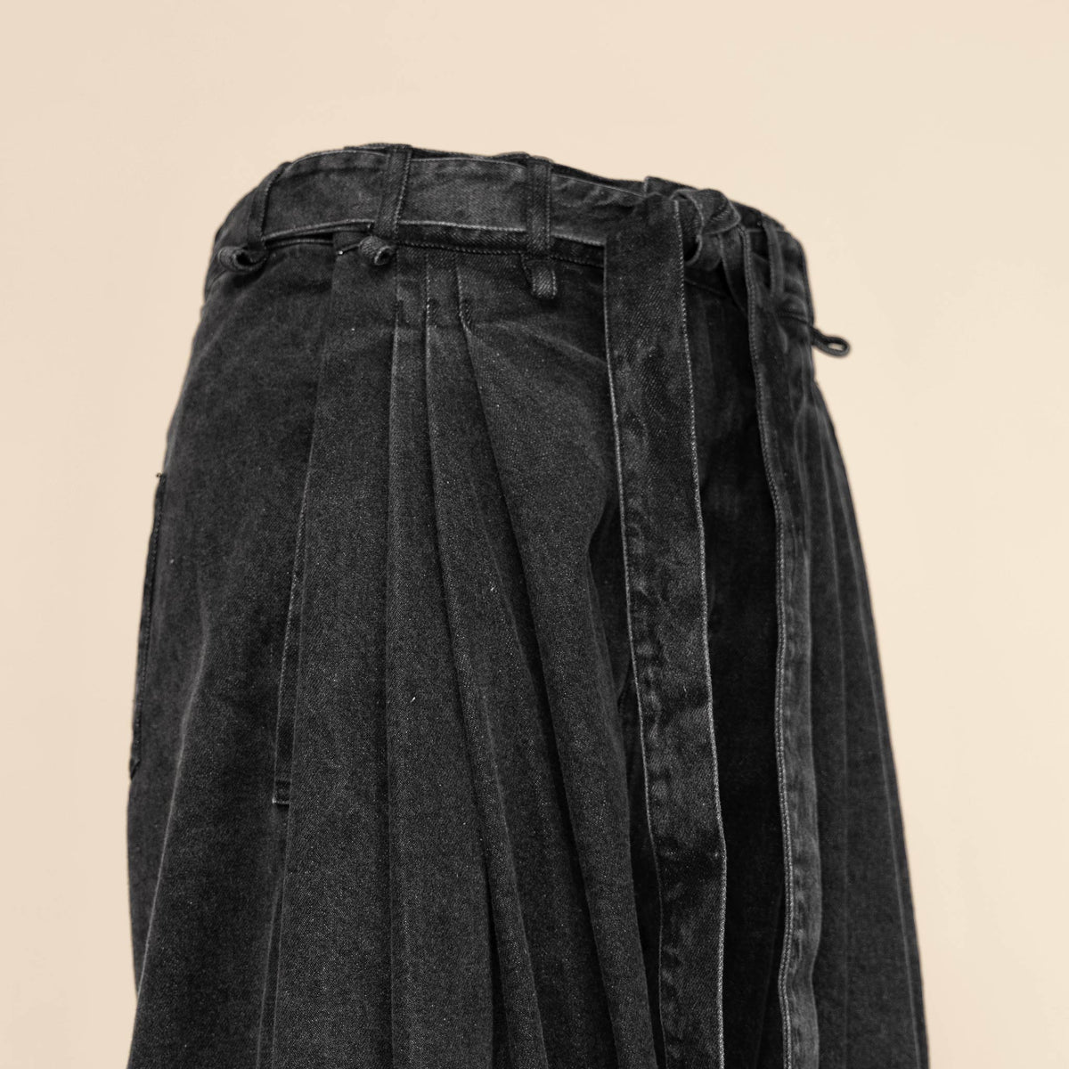 Trousers - Black Denim