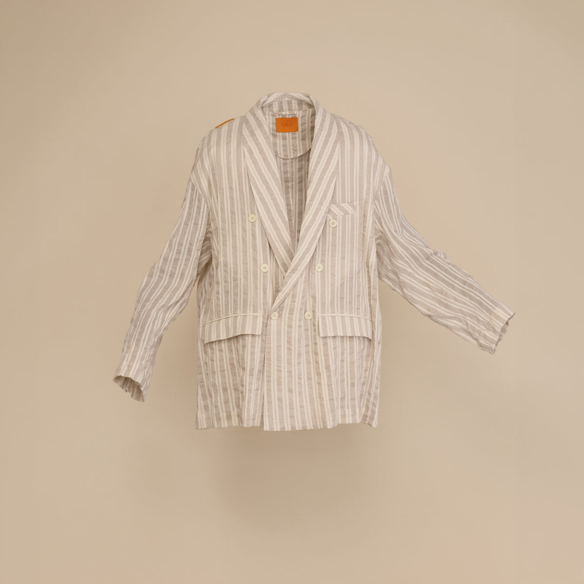 Blazer - Textured Ecru