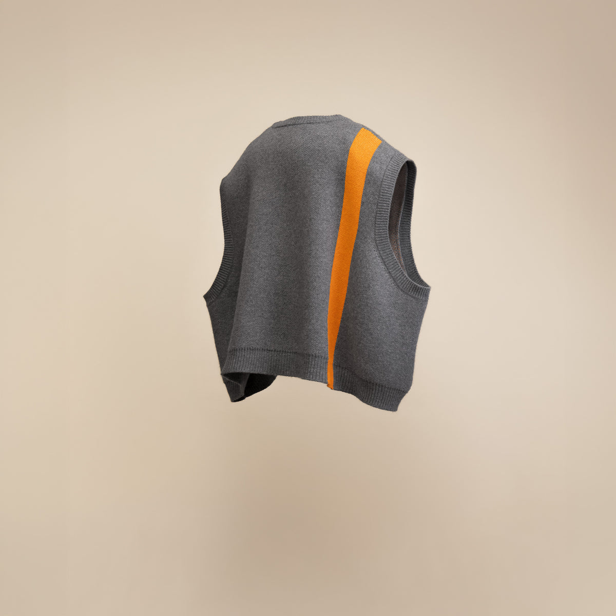 Knit Vest - Gray