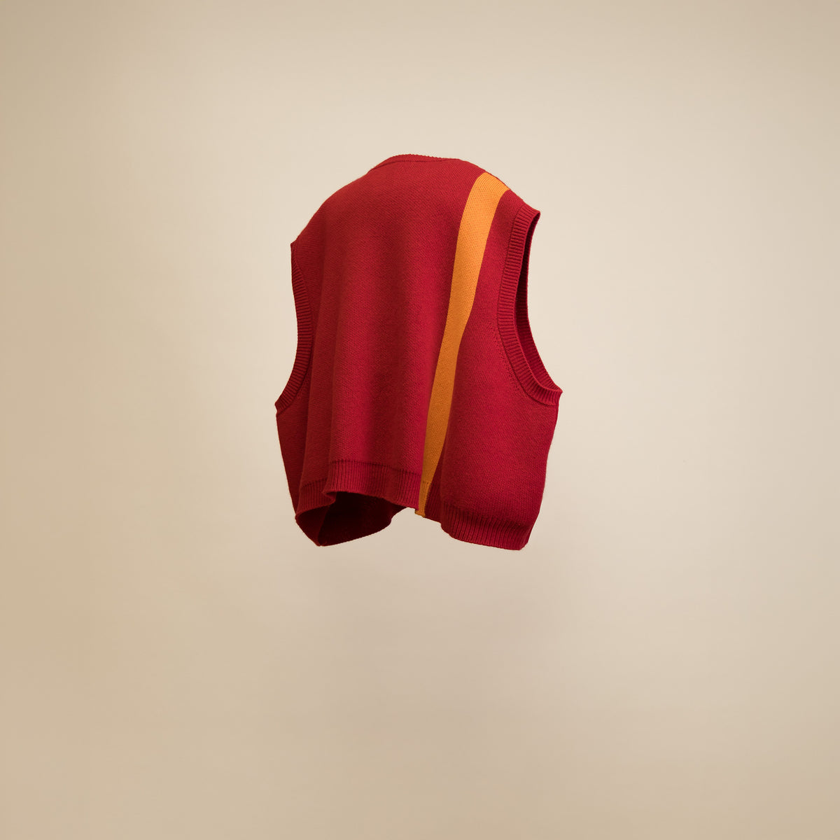 Knit Vest - Red