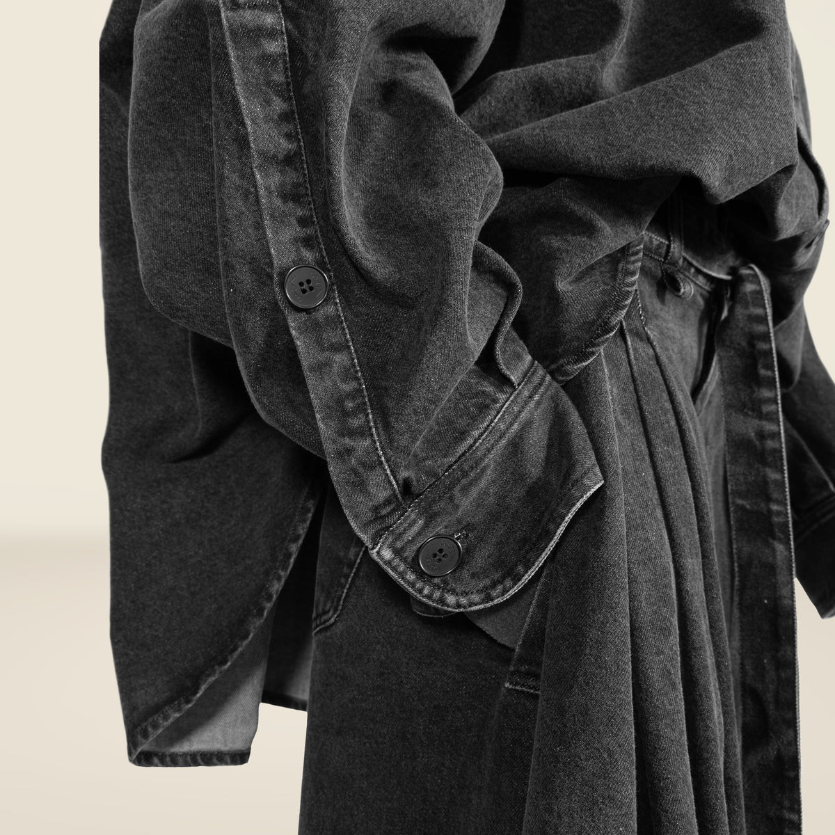 Overshirt - Black Denim