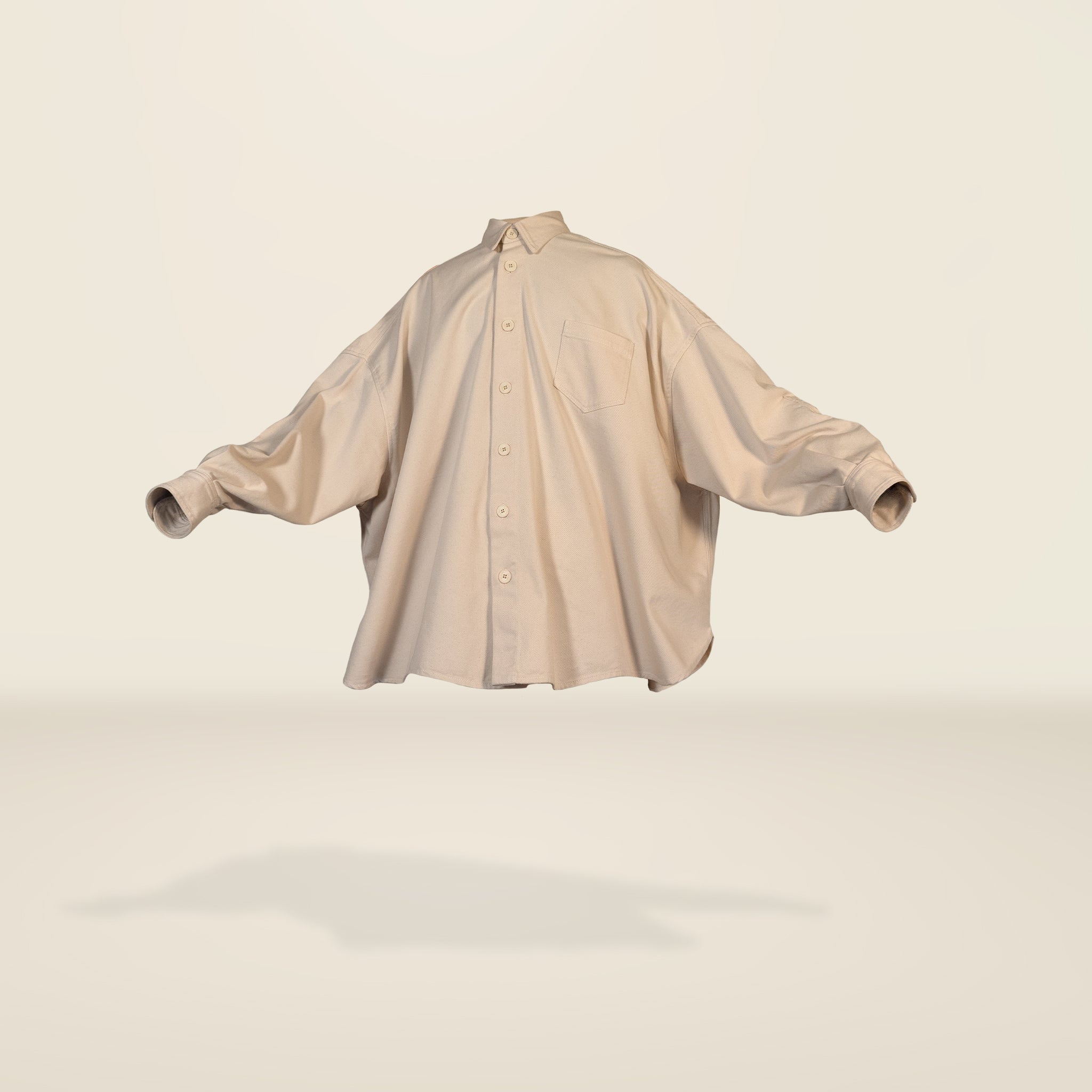 Overshirt - Ecru Denim