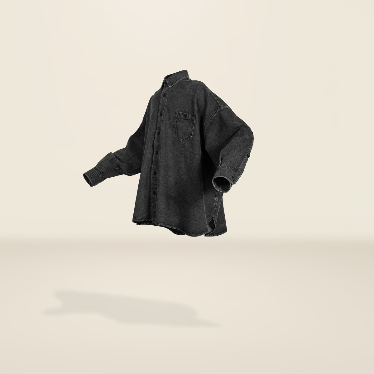 Overshirt - Black Denim