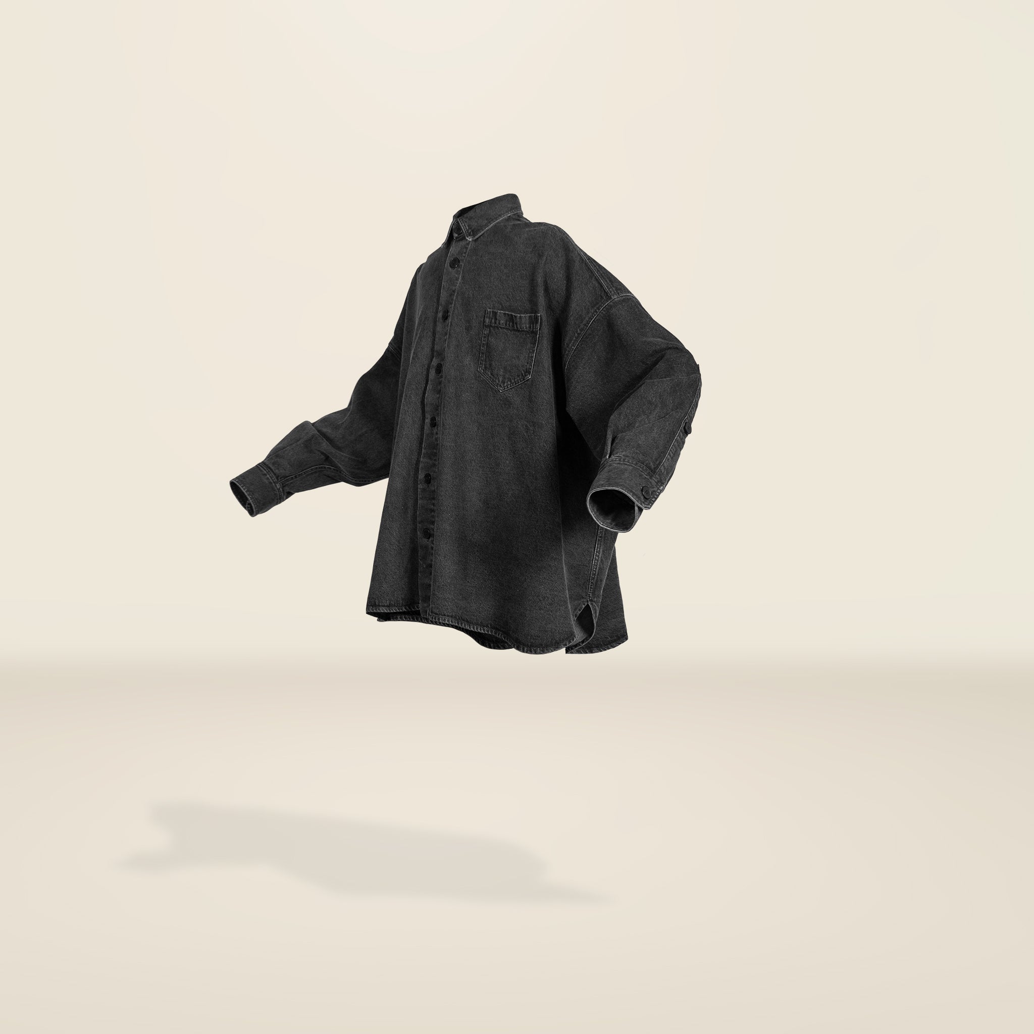 Overshirt - Black Denim