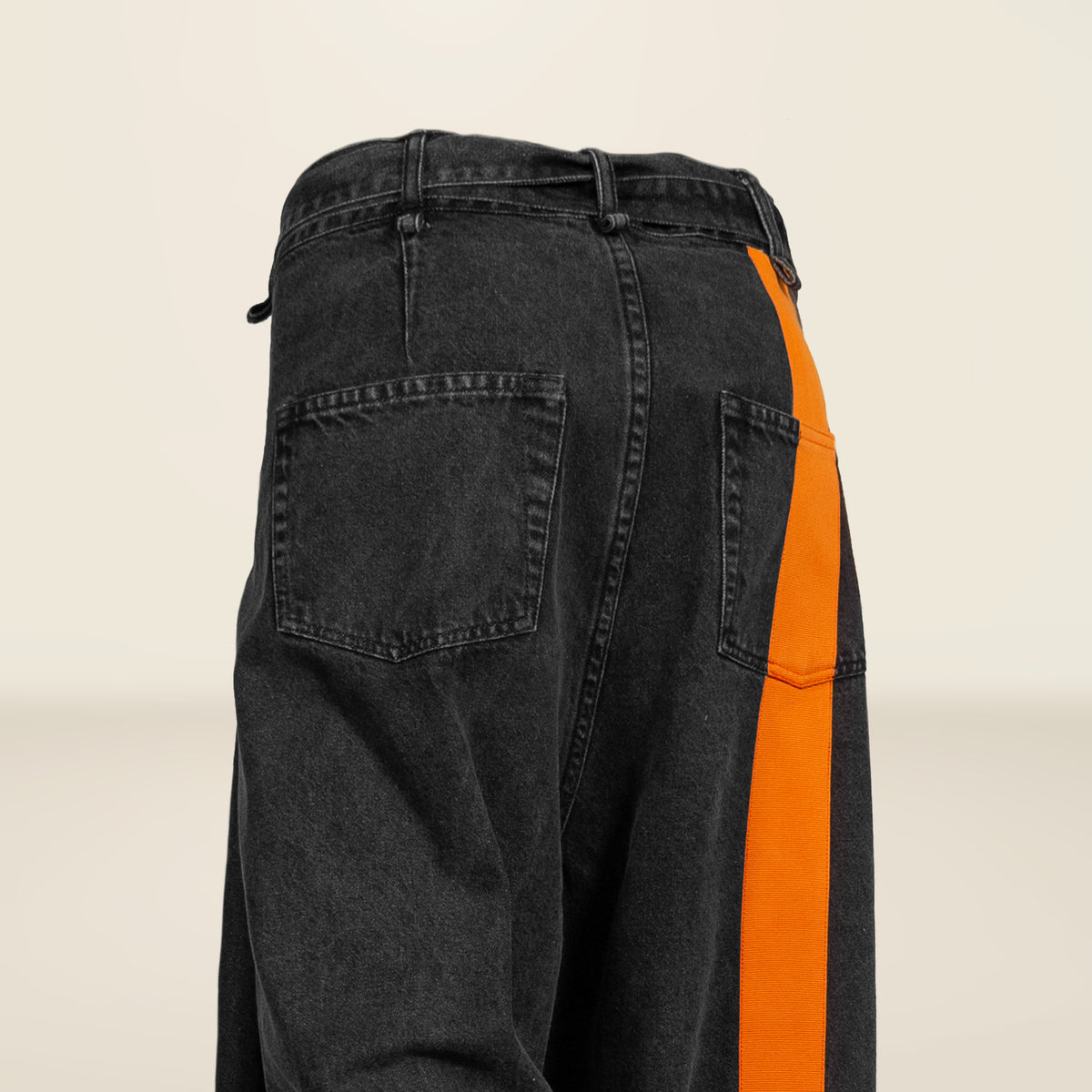 Trousers - Black Denim
