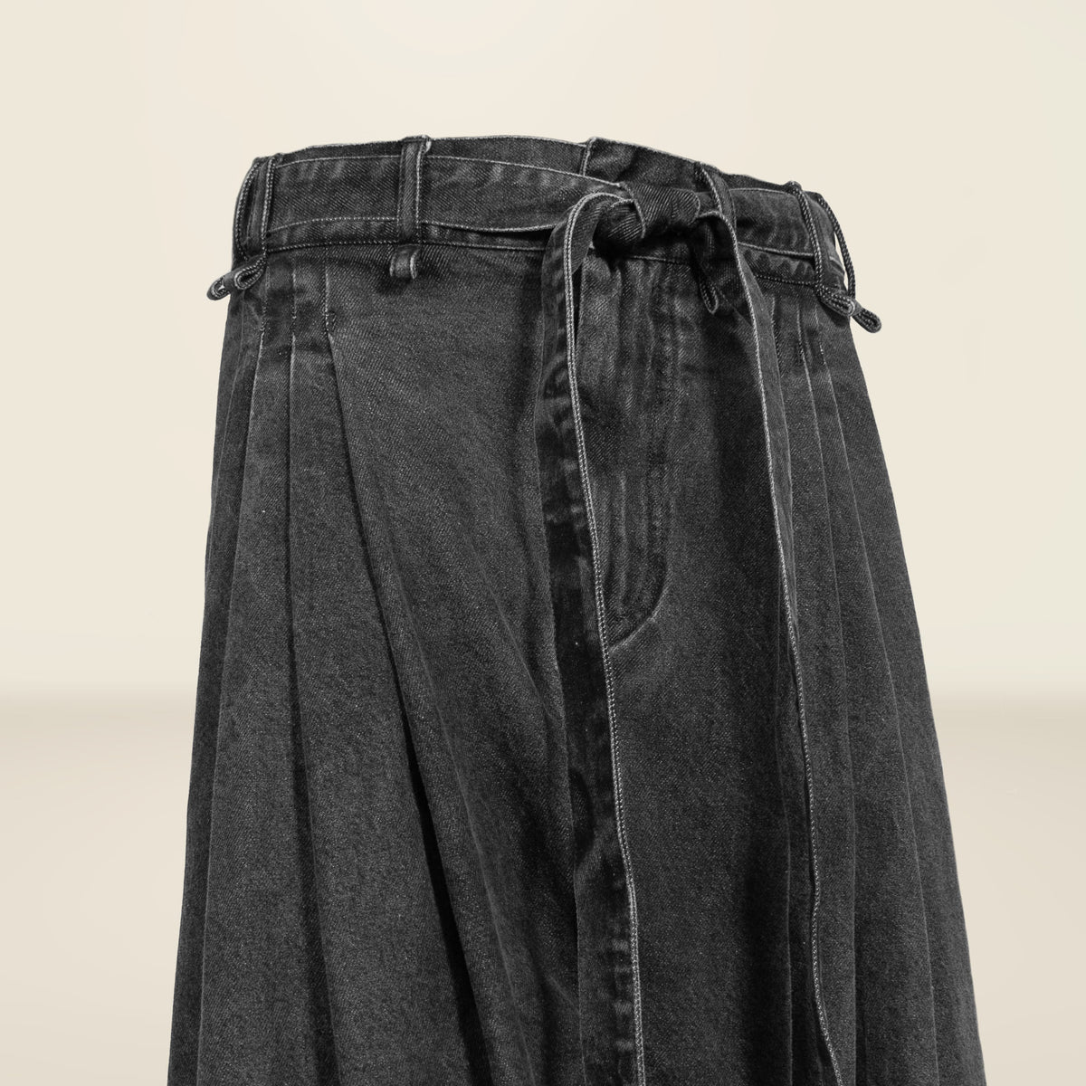 Trousers - Black Denim