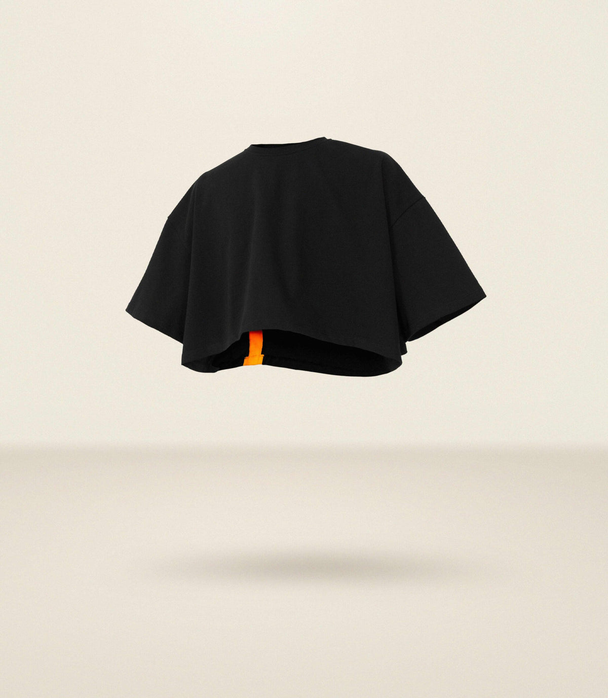 Cropped T-Shirt - Black