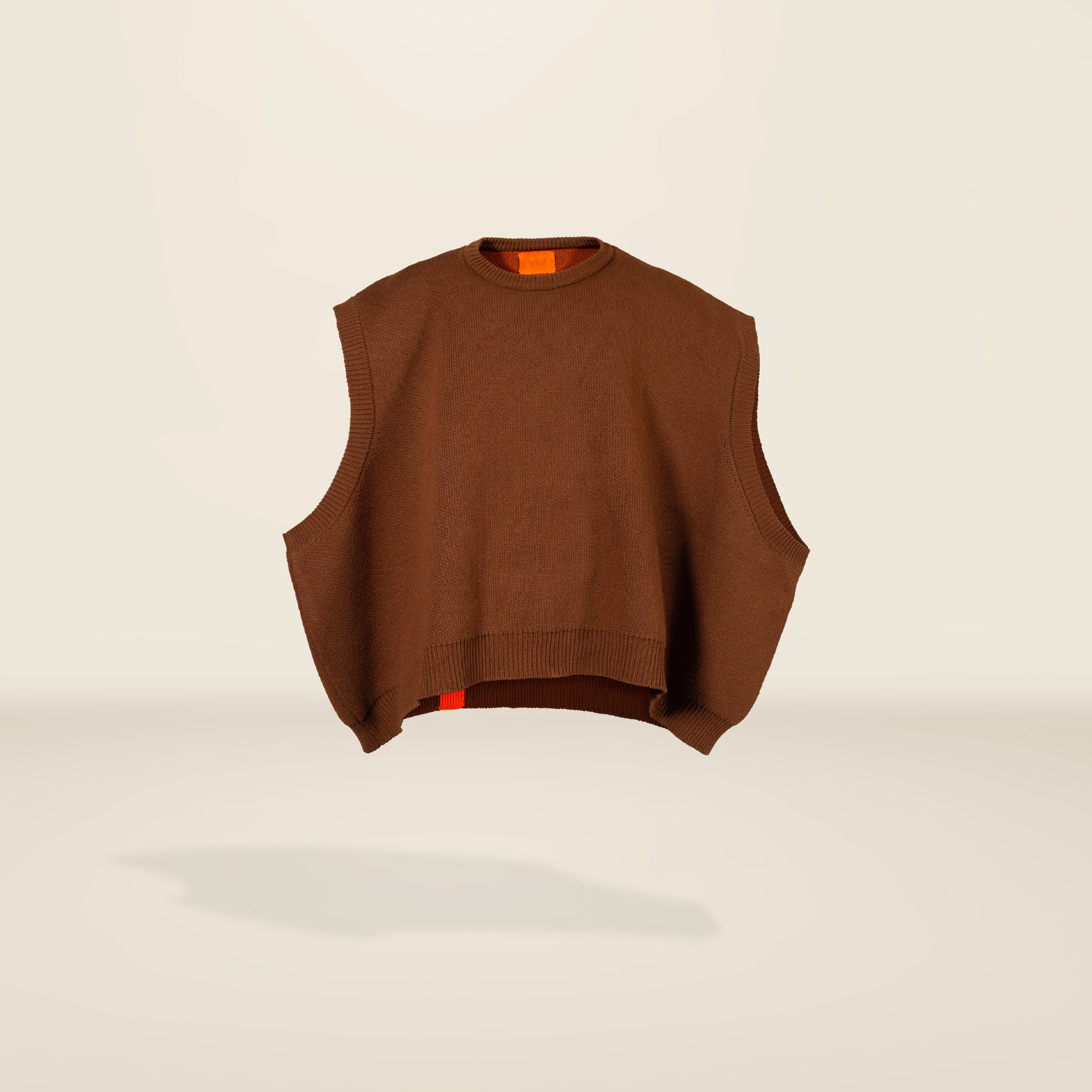 Knit Vest - Chocolate